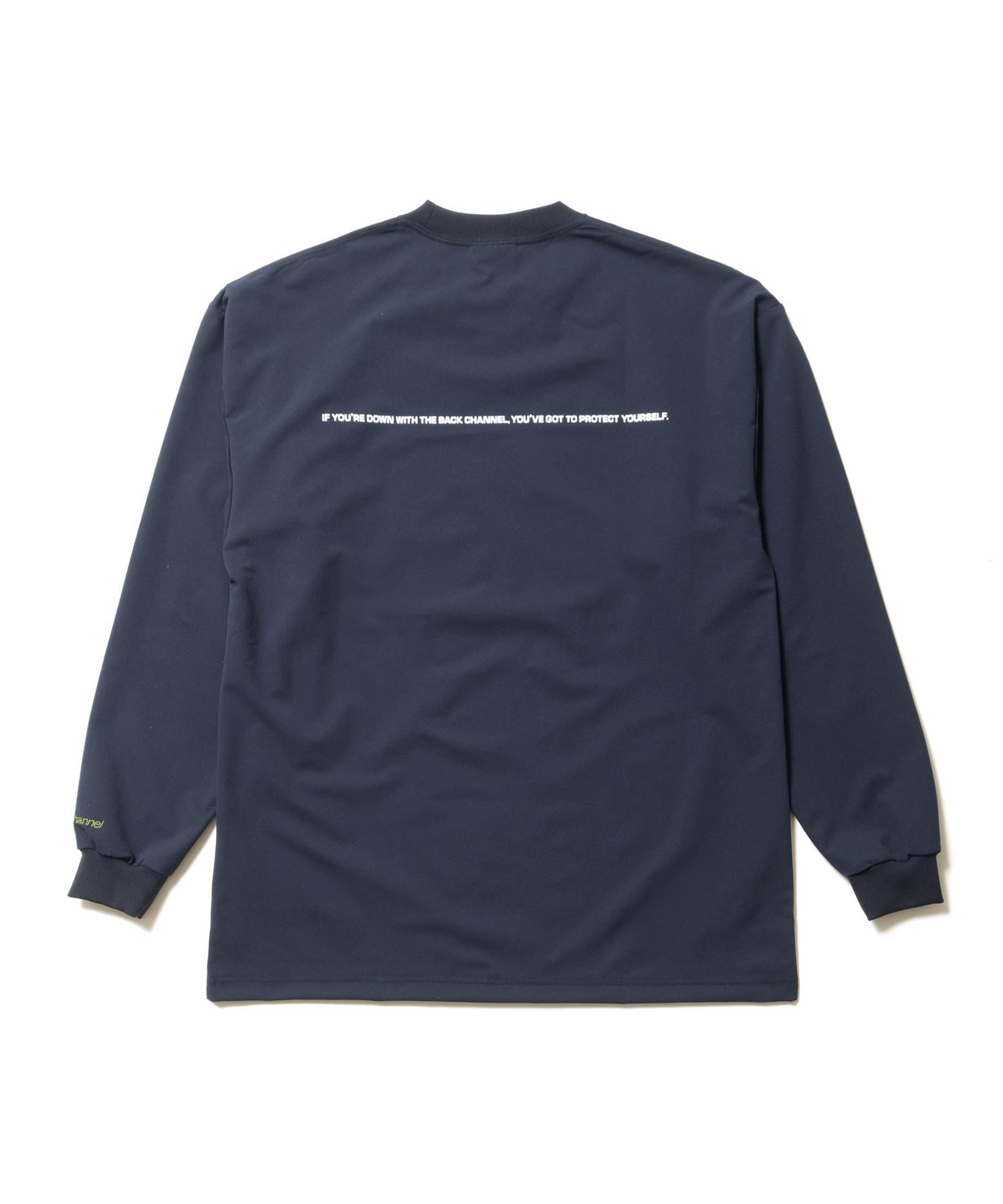 OFFICIAL LOGO STRETCH L/S TEE – Back Channnel®︎