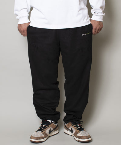 SUEDE TRACK PANTS