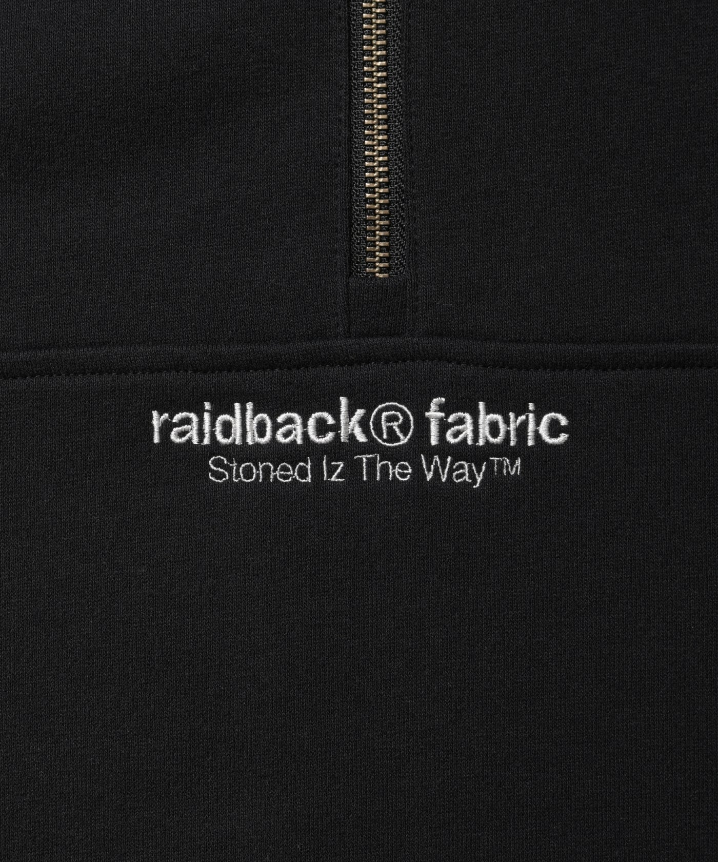 raidback fabric HALF ZIP SWEAT